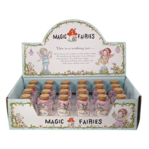 Magic Fairy Wishes Jar w/Fairy Dust & Charm