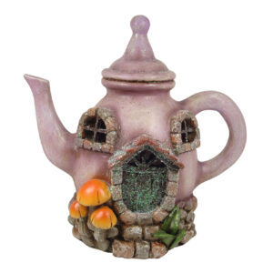 LED Teapot Fairy House - 17.5cm