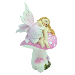 Fairy on Mushroom - 15cm
