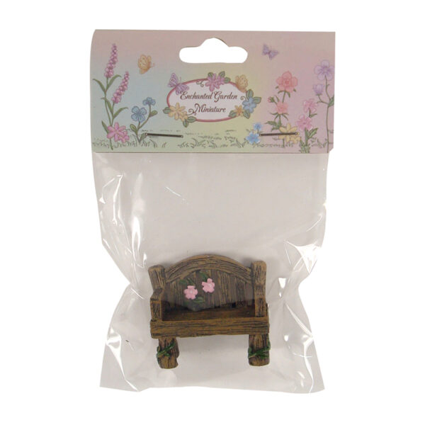 Enchanted Garden Miniatures - Hang-Sell - Bench Seat 4cm