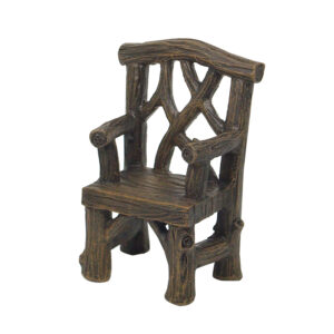 Rustic Log Arm Chair 7.5cm - ETA 3/10/15
