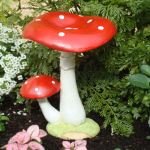 Mushroom Twin - Red 15cm