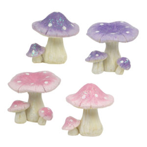 Mushroom - Glitter 5cm - Pink & Lilac - Restock ETA 5/9/17