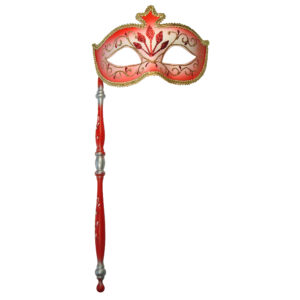 Venetian Masquerade Mask with Holder